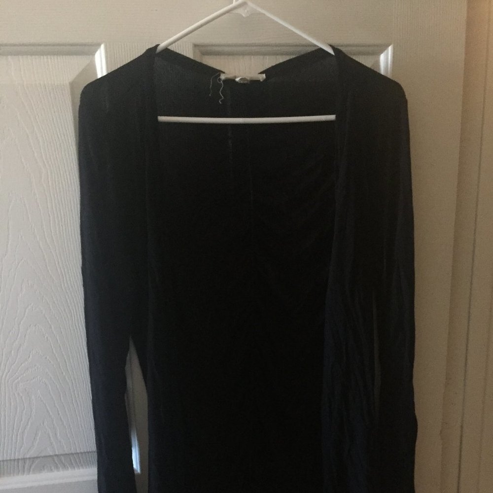 Ruched Black Forever XXI Sweater L